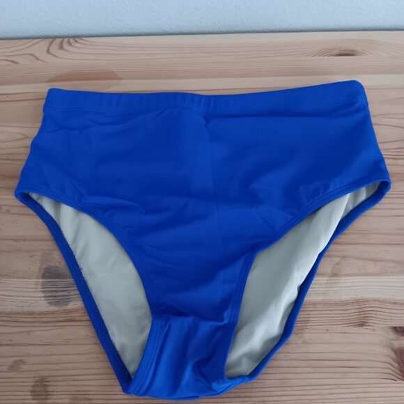 Kim Gravel x Swimsuits For All High Neck Wrap Tankini w/Brief ,Blue Sz 8 a598183 - Picture 7 of 7